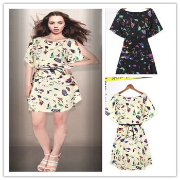 Vestido Pássaros Grandes