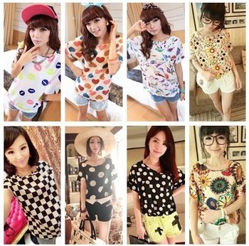 Blusa Chifon Várias Estampas