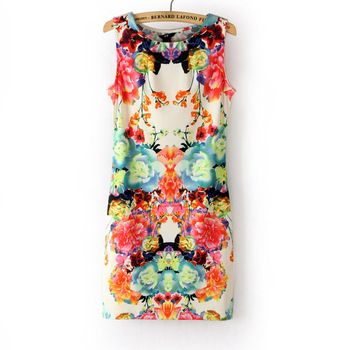Vestido Flores estampadas