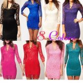 Vestido Rendado Justo 2