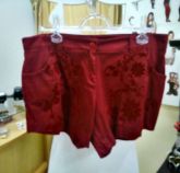 Short com Silk de Veludo