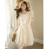 Vestido Bordado Flores