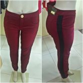 Calça de Sarja c/ Listra Lateral