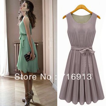 Vestido Saia Plisada