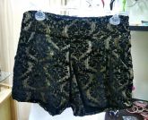 Short Tule com Silk de Veludo